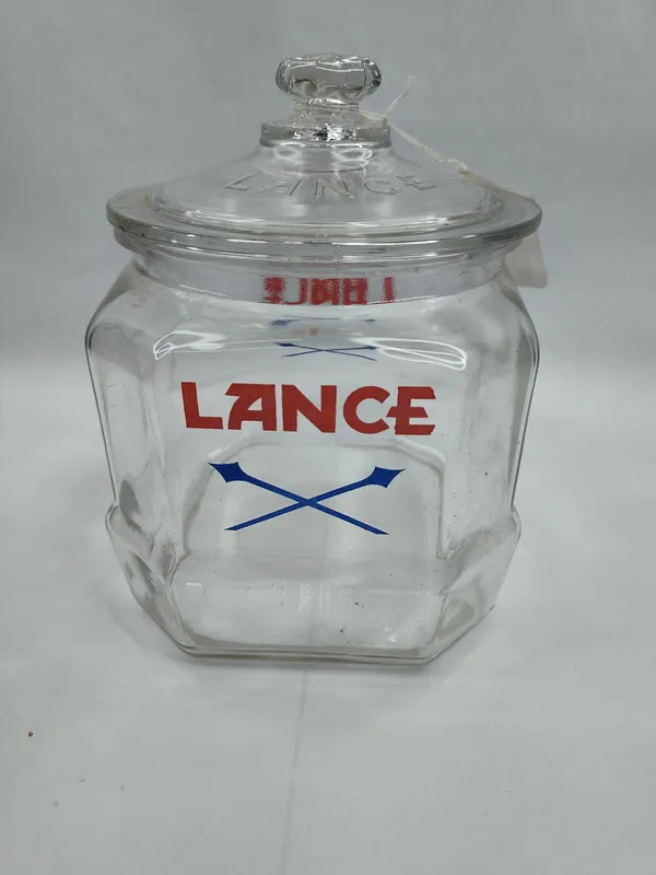 Lance Octagonal Glass Counter Jar from auction in Dundee, Ohio — image 17