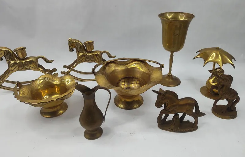 Brass Table Accessories & Objects from auction in Dundee, Ohio — image 46