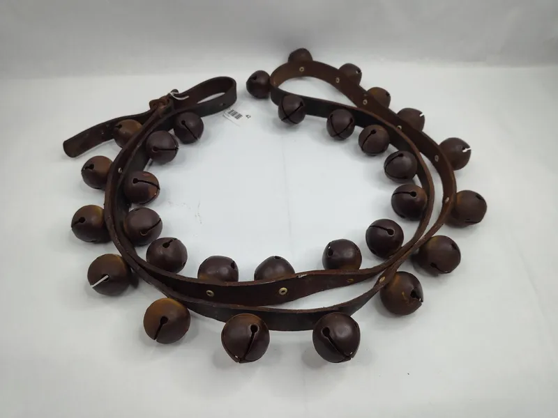 Set Leather Sleigh Straps w/ Brass from auction in Dundee, Ohio — image 43
