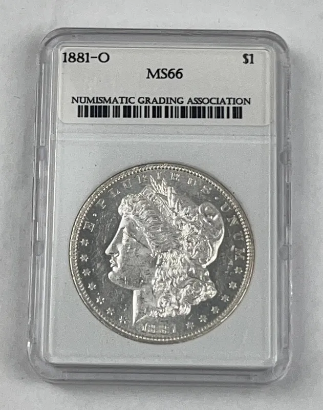 1881-O Morgan Silver Dollar MS66 from auction in Dundee, Ohio — image 27