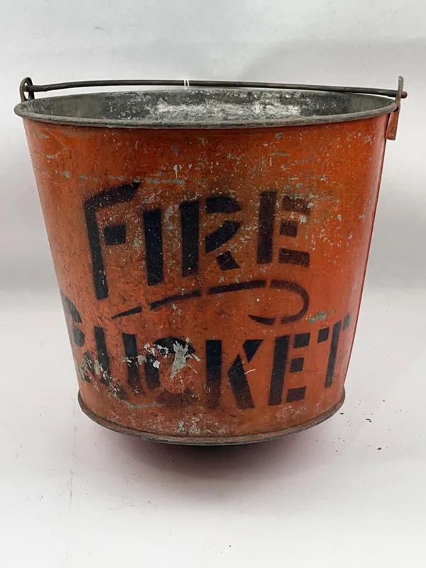 Painted Metal Fire Bucket from auction in Dundee, Ohio — image 33