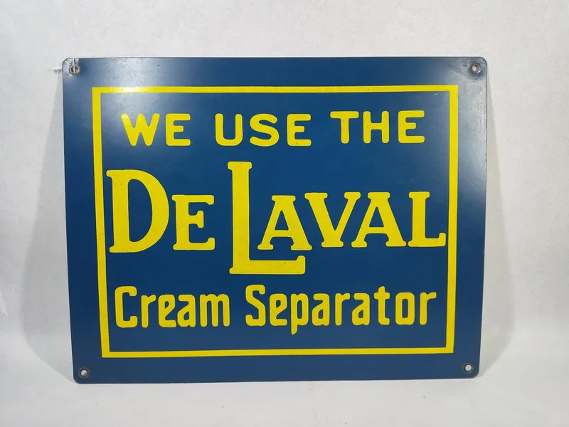 De Laval Cream Separator Porc. Sign from auction in Dundee, Ohio — image 37