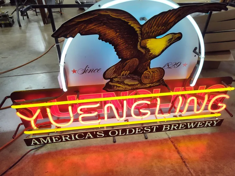 Yuengling Dominator Eagle Neon Sign from auction in Dundee, Ohio — image 43