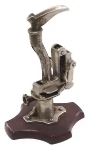 Salesman sample adjustable shoe repair anvil
