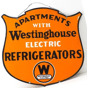 Westinghouse Electric Refrigerators sign