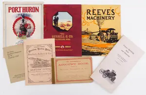 (2) Steam engine catalogs & misc