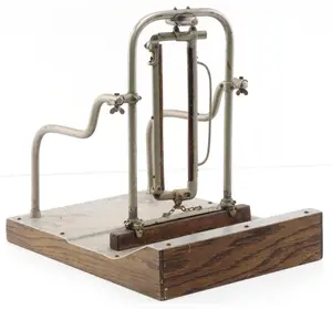 Salesman sample cow milking stanchion