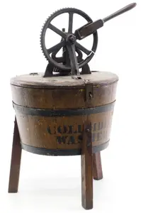 Salesman sample wooden Columbia Washer