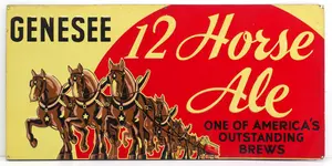 Genesee 12 Horse Ale sign