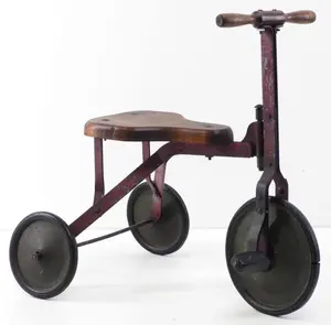 Early primitive child's tricycle