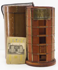 Salesman sample Puffer Hubbard wooden silo