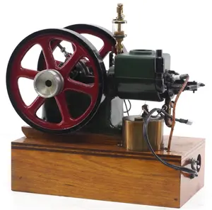 Model hopper-cooled engine