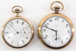Elgin 15J and 17J pocket watches