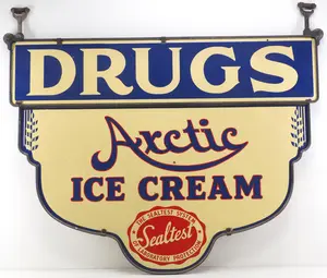 2-pc Arctic Ice Cream, Drugs sign, WOW!