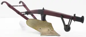 Early model walk-behind plow
