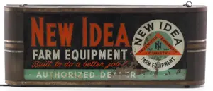 New Idea Farm Equipment lighted sign