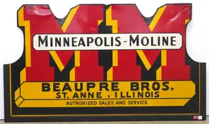 Minneapolis Moline dealer sign
