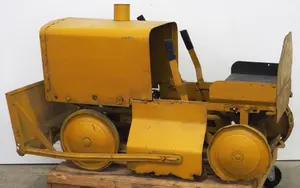 Homemade metal pedal bulldozer