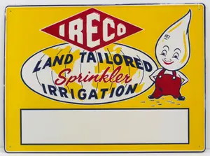 IRECO Sprinkler Irrigation sign