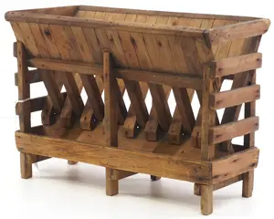 Salesman sample wooden hay feeder