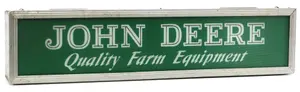 John Deere "Quality Farm Equipment" sign