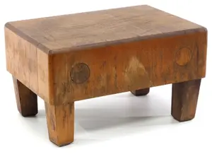 Salesman sample wooden butcher block