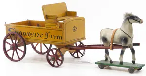 Sunnyside Farm horse-drawn delivery wagon