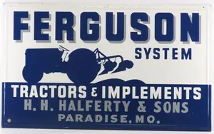 Ferguson System dealer sign