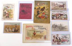 (8) Farm advertising papers