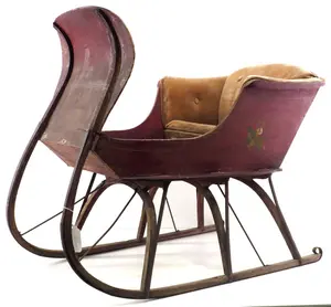 Early wooden sleigh