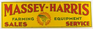 Massey-Harris Farming Equipment sign