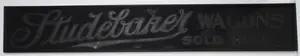 Studebaker Wagons Sold Here sign
