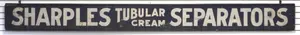 Sharples Tubular Cream Separators sign