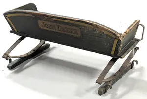 John Deere box wagon seat