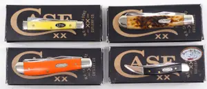 (4) NIB Case pocket knives