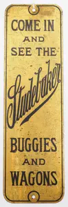 Studebaker Buggies and Wagons door push