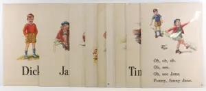 (9) Dick & Jane paper posters