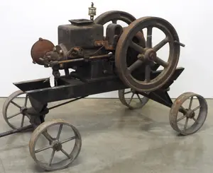 Alpha DeLaval 1.5hp engine with Mag, on cart