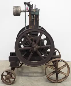 Fairbanks vertical T 2hp engine on cart