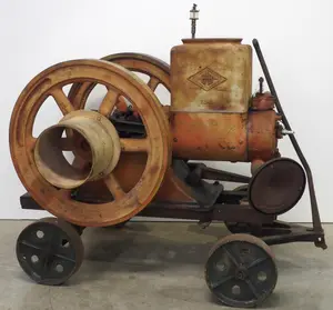Emerson-Brantingham 5hp engine on cart