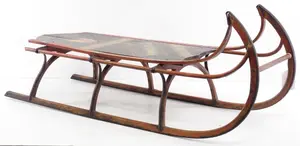 Early wooden child's sled