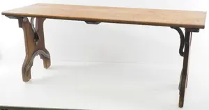 Wooden fabric cutting table