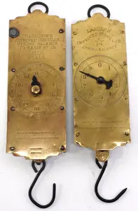 (2) Brass milk scales