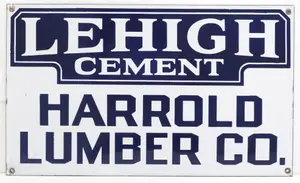 Lehigh Cement dealer sign
