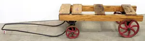 Homemade cart for engine