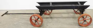 Homemade cart for engine