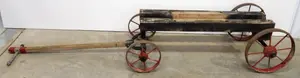 Homemade cart for engine