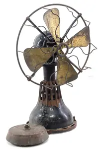 Lake Breeze brass blade fan, VERY RARE!