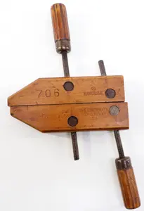 Salesman sample wood cabinet clamp
