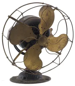 Emerson Type 11946 brass blade electric fan